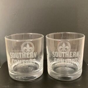 Southern Comfort 2 Glass Tumblers